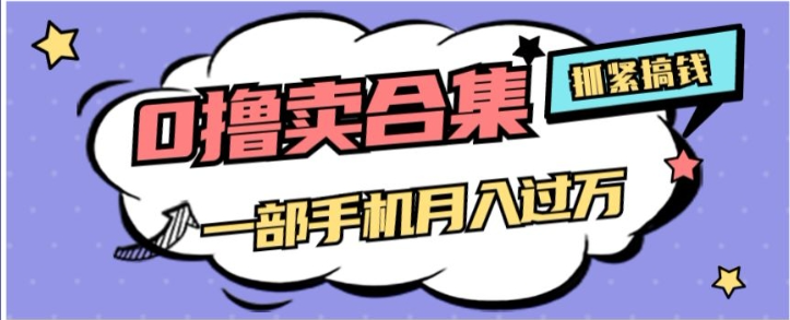 0撸项目月入过万，售卖全套ai工具合集，一单29.9元，一部手机即可【揭秘】-学习资源库
