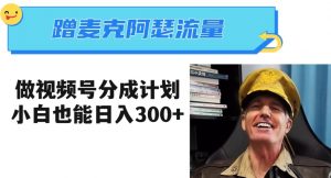 蹭麦克阿瑟热点，做视频号分成计划，小白三分钟一条日入300+【揭秘】-学习资源库