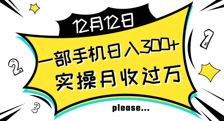 【全网变现首发】新手实操单号日入500+，渠道收益稳定，项目可批量放大【揭秘】-学习资源库