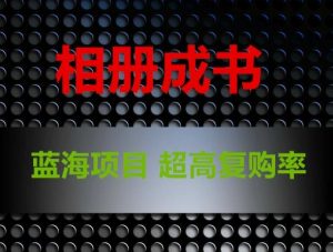 相册成书,蓝海项目,认真操作月入过万【揭秘】-学习资源库