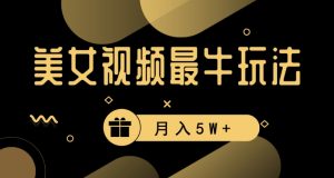 美女短视频最牛玩法,流量高,变现快,轻松月入5W+【揭秘】-学习资源库