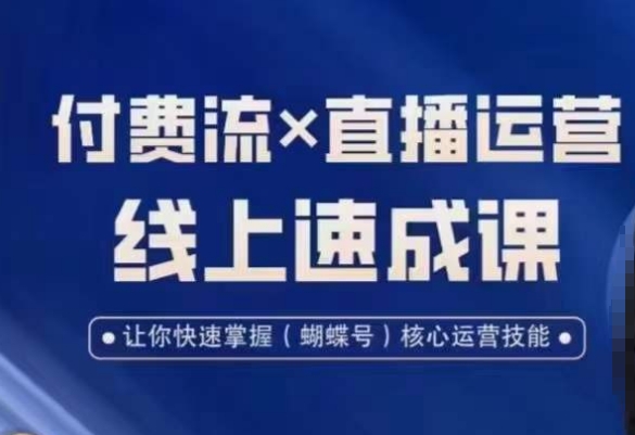 视频号付费流实操课程，付费流✖️直播运营速成课，让你快速掌握视频号核心运营技能-学习资源库