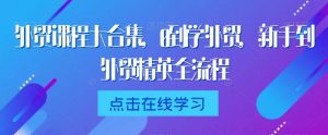 外贸课程大合集，0到1学外贸，新手到外贸精英全流程-学习资源库