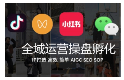 全域运营操盘(抖音+私域+小红书)，IP打造高效简单-学习资源库