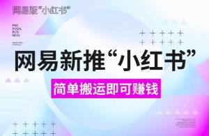 网易官方新推“小红书”,搬运即有收益,新手小白千万别错过(附详细教程)【揭秘】-学习资源库