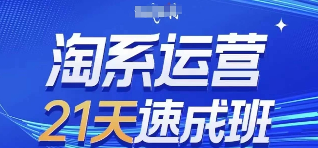 淘系运营21天速成班(更新24年12月)，0基础轻松搞定淘系运营，不做假把式-学习资源库