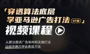 穿透算法底层,学亚马逊广告打法SP篇,从算法侧讲广告架构和实操打法,让你不再只学会表层方法-学习资源库