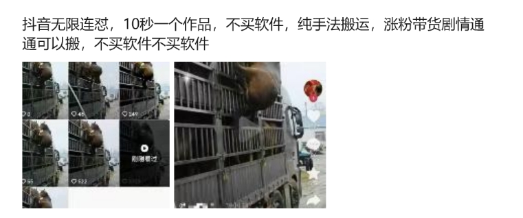 抖音无限连怼，10秒一个作品不买软件，纯手法搬运，涨粉带货剧情通通可以搬-学习资源库